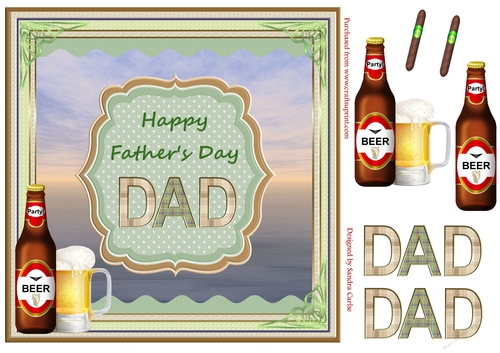 Happy Fathers Day Topper 3