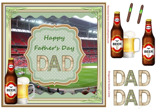 Happy Fathers Day Topper 5