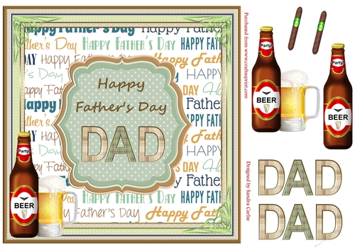 Happy Fathers Day Topper 8