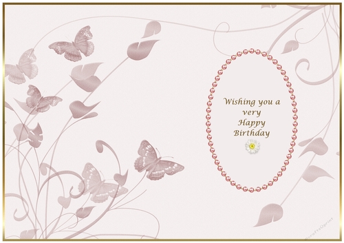 Soft Coral Butterfly Insert 4