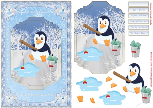 Christmas Treats Decoupage Topper