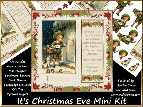 Its Christmas Eve Vintage Mini Kit