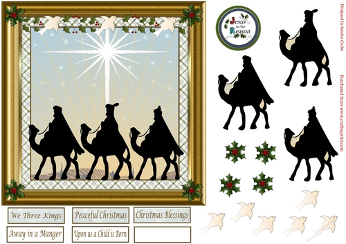 We Three Kings Christmas Topper