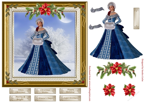 White Christmas Topper 1