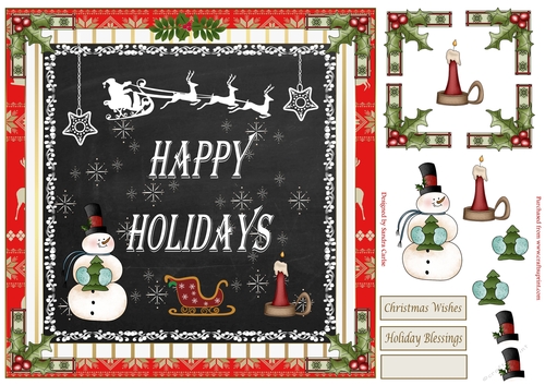 Happy Holidays Topper