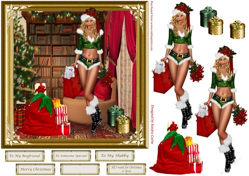 All I Want for Christmas Topper 10