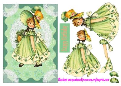 Sweet Child of Mine Decoupage Topper