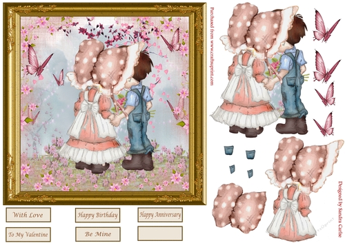 Special Love Decoupage Topper 1