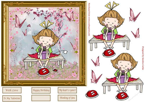 Special Love Decoupage Topper 2