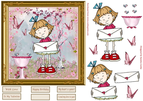 Special Love Decoupage Topper 3