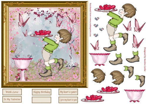 Special Love Decoupage Topper 4