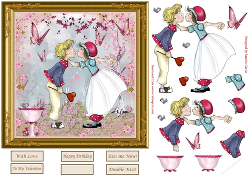 Special Love Decoupage Topper 6