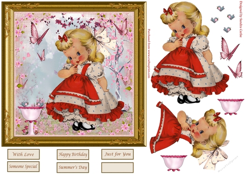 Someone Special Decoupage Topper 