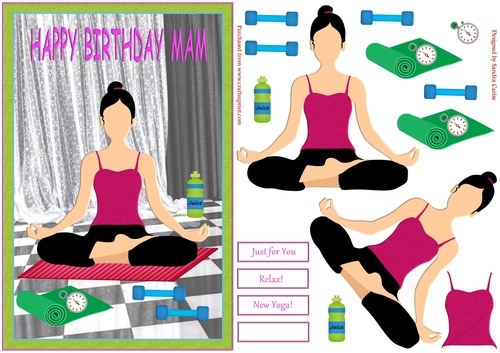 Happy Birthday Mam Yoga Topper 
