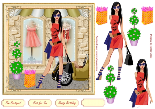 Fashion Decoupage Topper 4