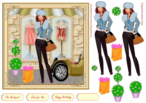 Fashion Decoupage Topper 9