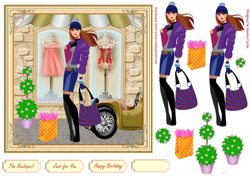 Fashion Decoupage Topper 11