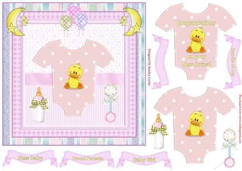 New Arrival 3D Decoupage Topper 12