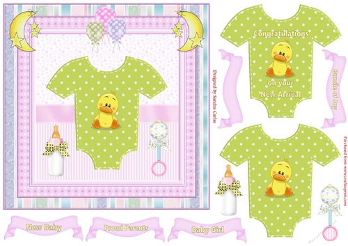 New Arrival 3D Decoupage Topper 18