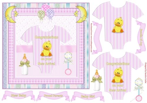 New Arrival 3D Decoupage Topper 25