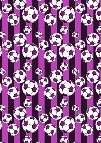 Football Paper Pink 9