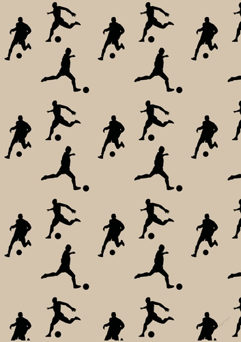 Football Player Backing Paper 2