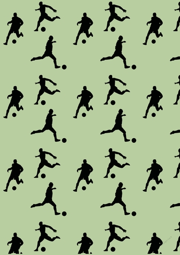 Football Player Backing Paper 4