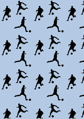 Football Player Backing Paper 9