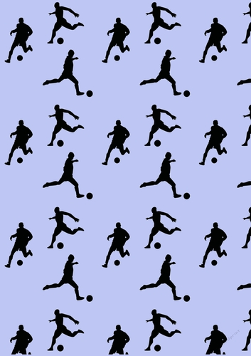 Football Player Backing Paper 10