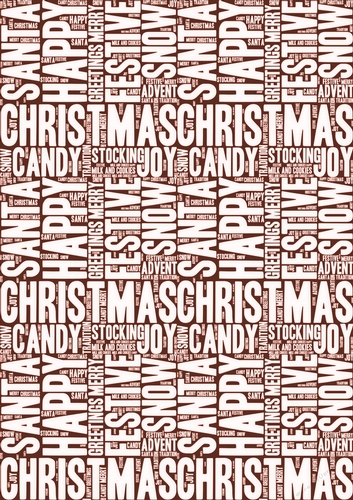 Words of Christmas Backing Paper 3