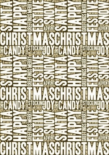Words of Christmas Backing Paper 4
