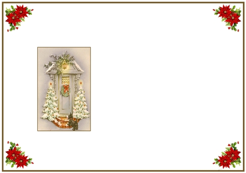 At Home for Christmas Blank Insert to match cup899411_719