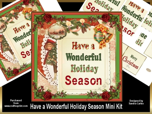 Holiday Season Christmas Pyramid Mini Kit 4