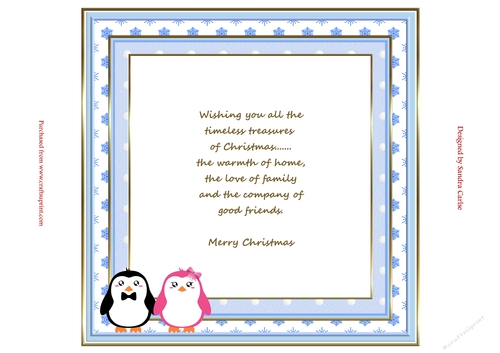 Chilly Penguins Insert to match cup906990_719
