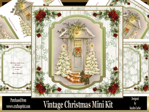 Vintage Christmas Mini Kit