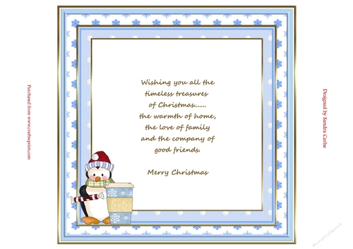 Christmas Penguin Insert 3 to match cup906994_719