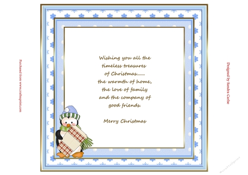 Christmas Penguin Insert 3 to match cup912527_719