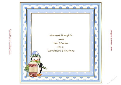 Christmas Penguin Insert to match cup912528_719