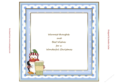Christmas Penguin Insert to match cup912529_719