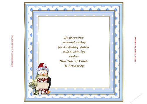 Christmas Penguin Insert 2 to match cup912531_719