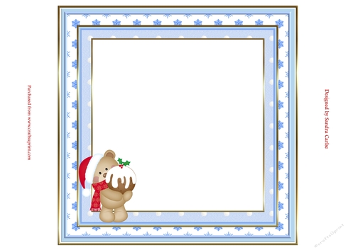 Christmas Bear Blank Insert to match cup912534_719
