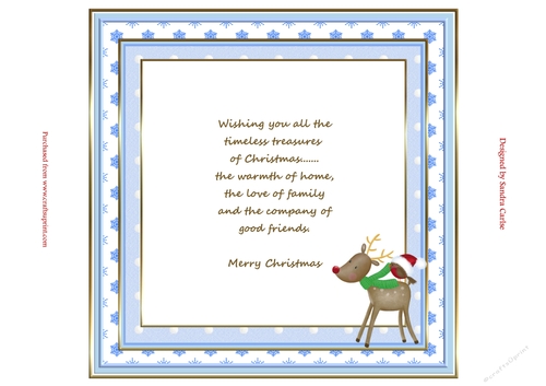 Rudolph & Robin Christmas Insert 3 to match cup913676_719