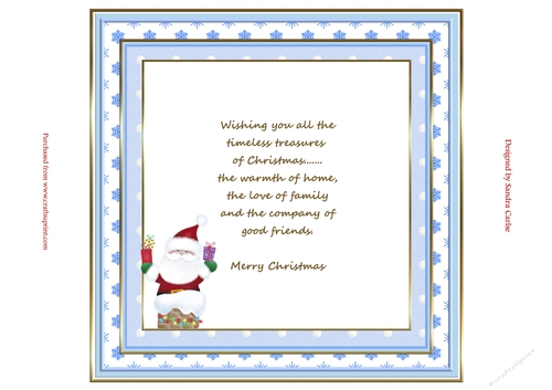 Santa & Robin Christmas Insert 2 to match cup913725_719