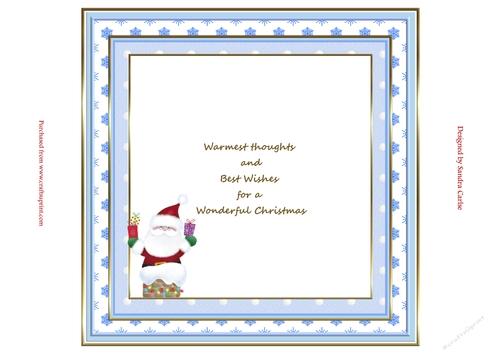 Santa & Robin Christmas Insert 3 to match cup913725_719