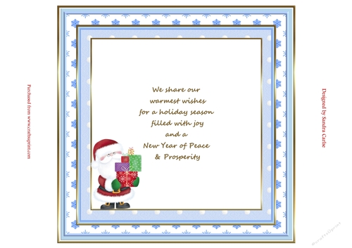 Santa & Robin Christmas Insert 2 to match cup913729_719