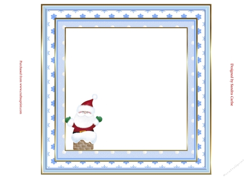 Santa Christmas Blank Insert to match cup913730_719