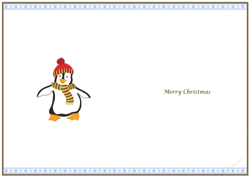 Happy Penguin Christmas Insert to match cup920584_719
