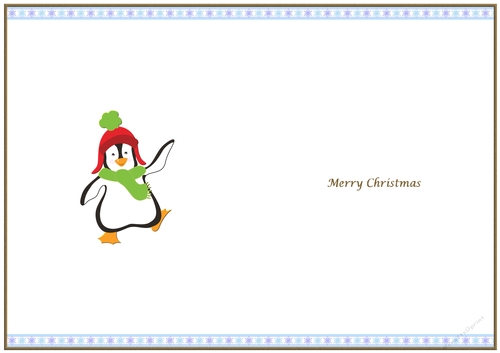 Happy Penguin Christmas Insert to match cup920598_719