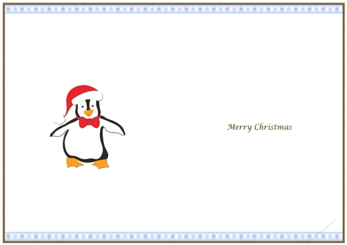 Happy Penguin Christmas Insert to match cup920641_719