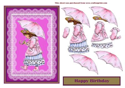 In the Pink Decoupage